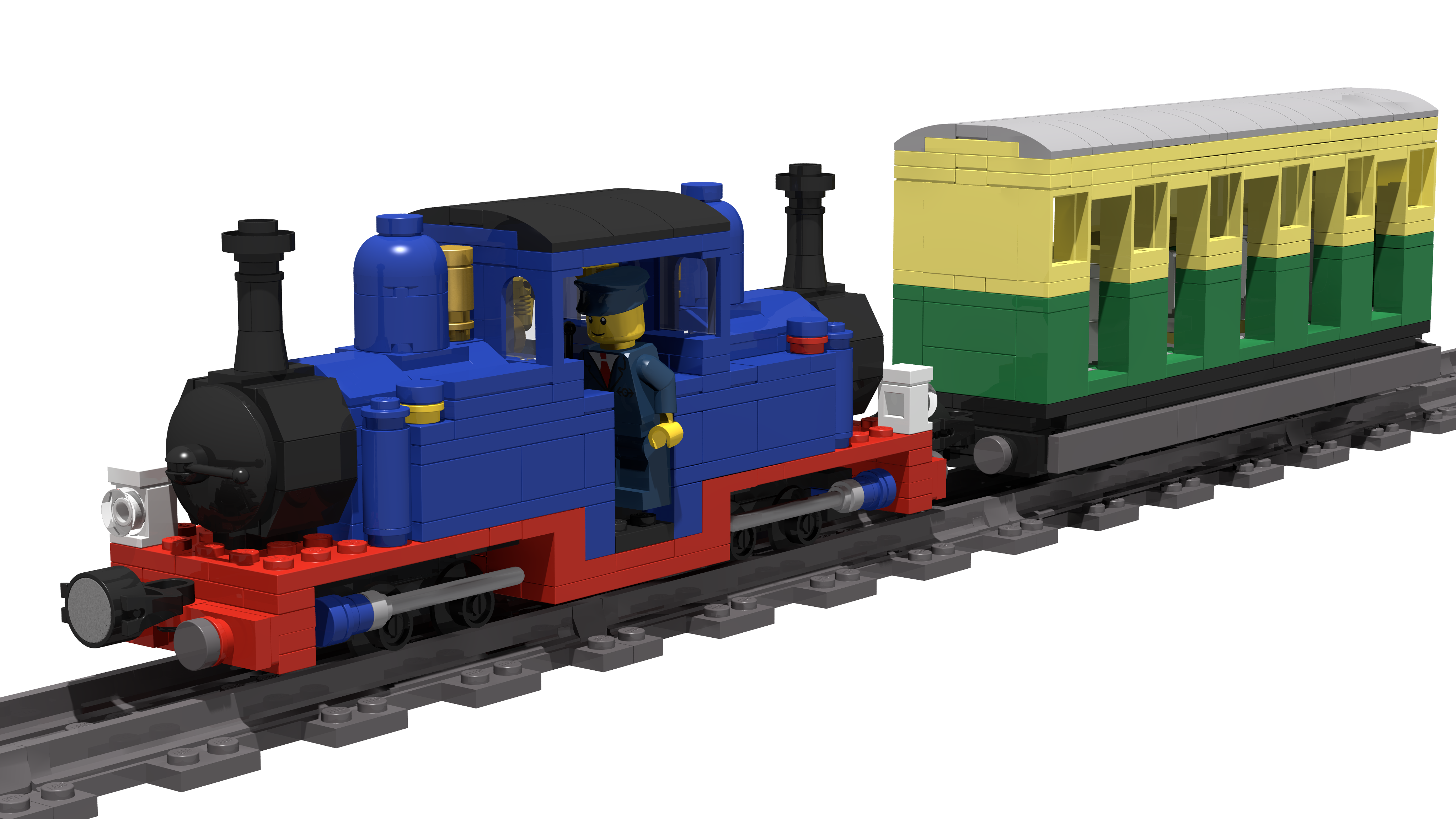 LEGO Mighty Mac s Train Render by alexartchanimte7 on DeviantArt