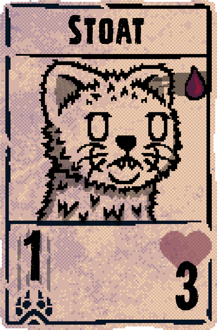 inscryption Stoat 5 Act_I card by lmlxqwe on DeviantArt
