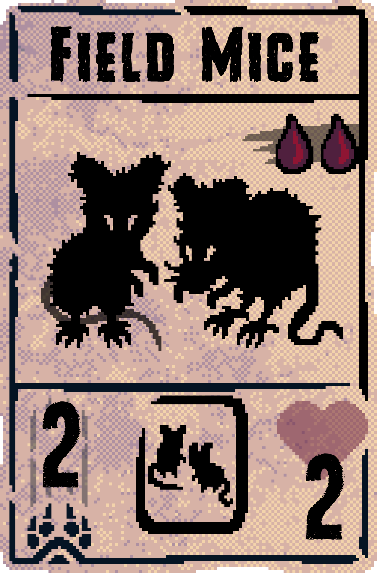 Bell Mause Inscryption Field_Mice inscryption card Act_I by lmlxqwe on DeviantArt