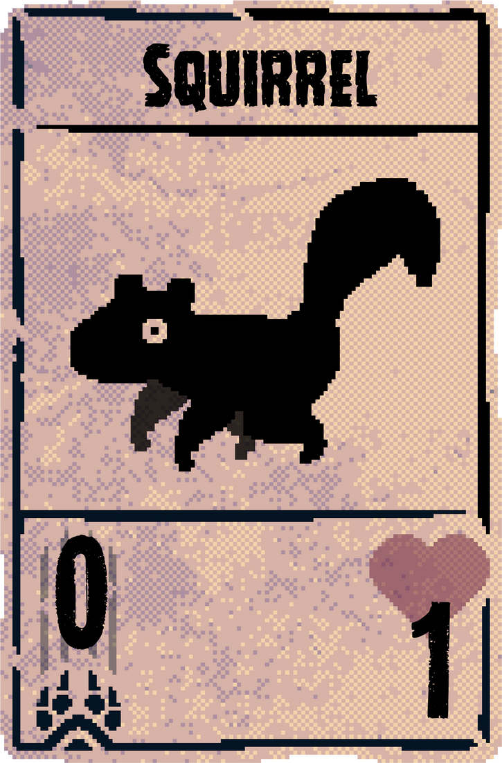 squirrel inscryption card Act_I by lmlxqwe on DeviantArt