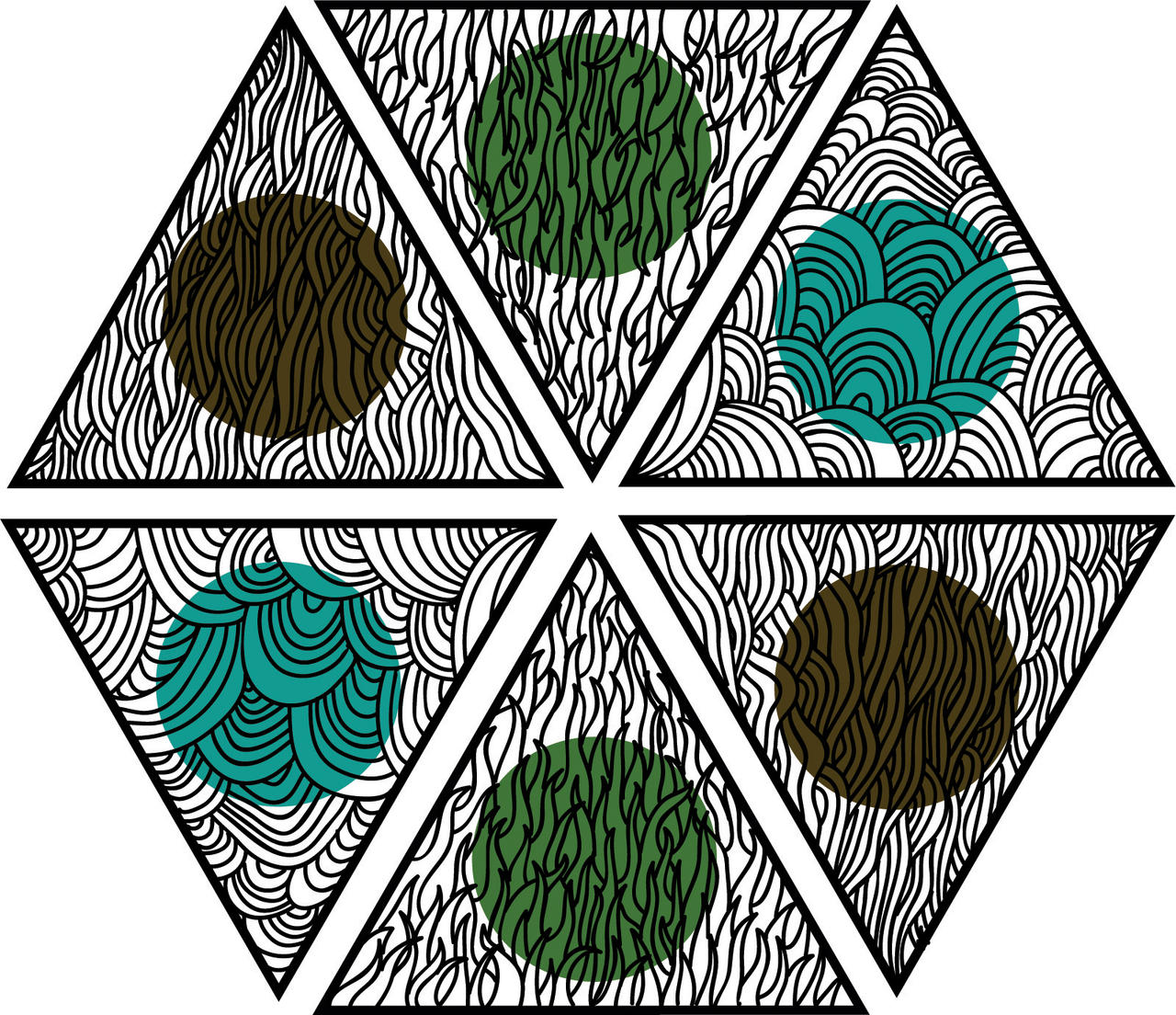 pattern of triangles by takeshikoloshin on DeviantArt