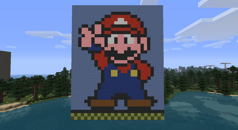 Mario in Minecraft by Keinstein12 by dreampiece on DeviantArt