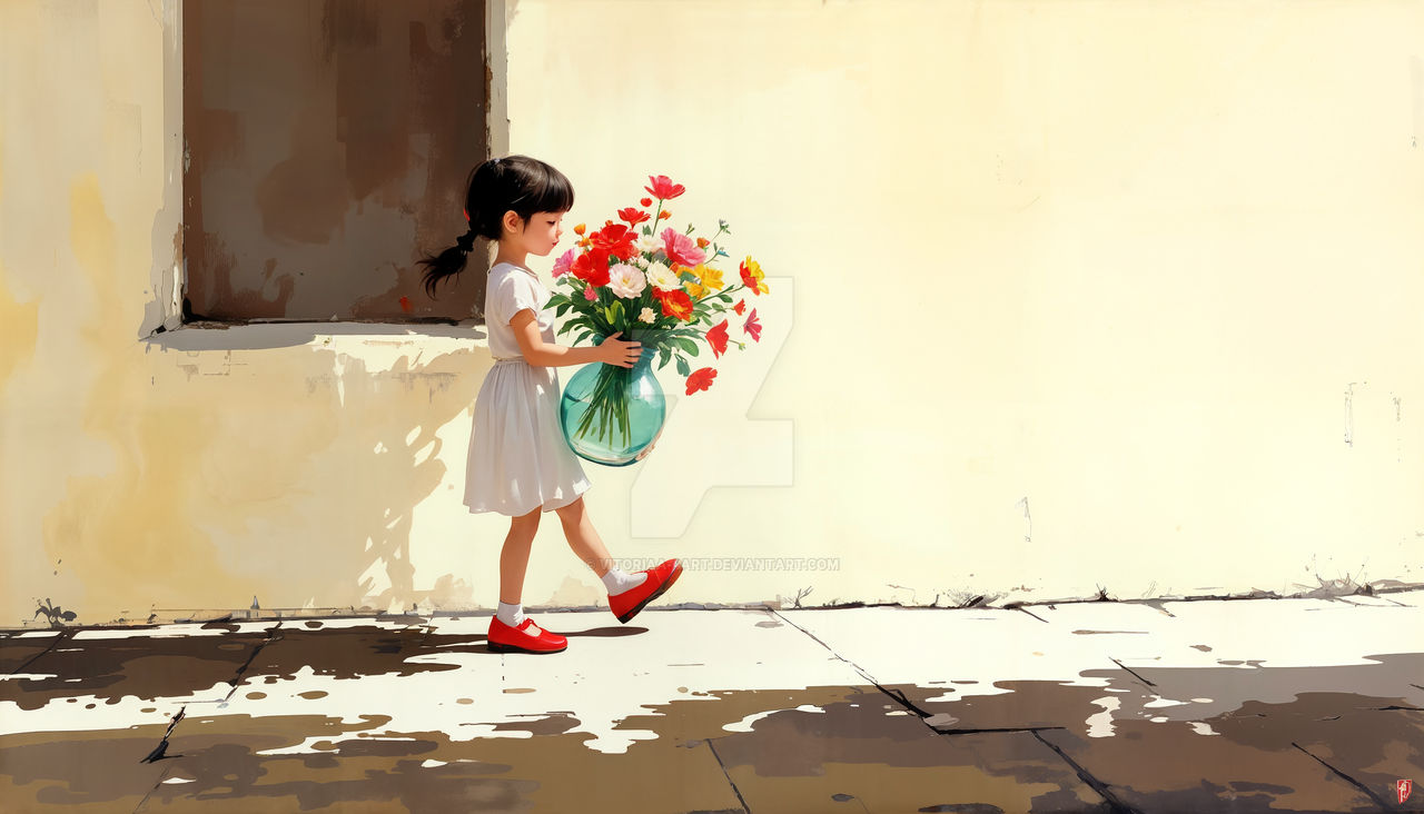 Steps of Innocent Bloom by VitoriaA-4Art on DeviantArt