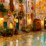 Courtyard After Rainfall