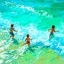 Children Dancing with Waves (Daily Challenge)