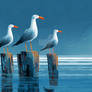 Sentinels Above Quiet Water