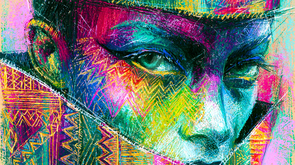 Oil Pastel: Living Patterns