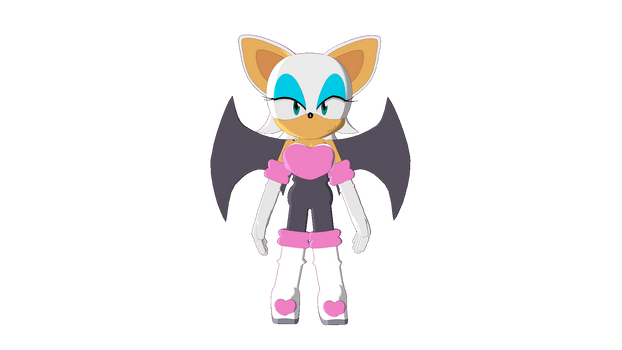 Rouge the Bat - Sonic X Next-generation model-