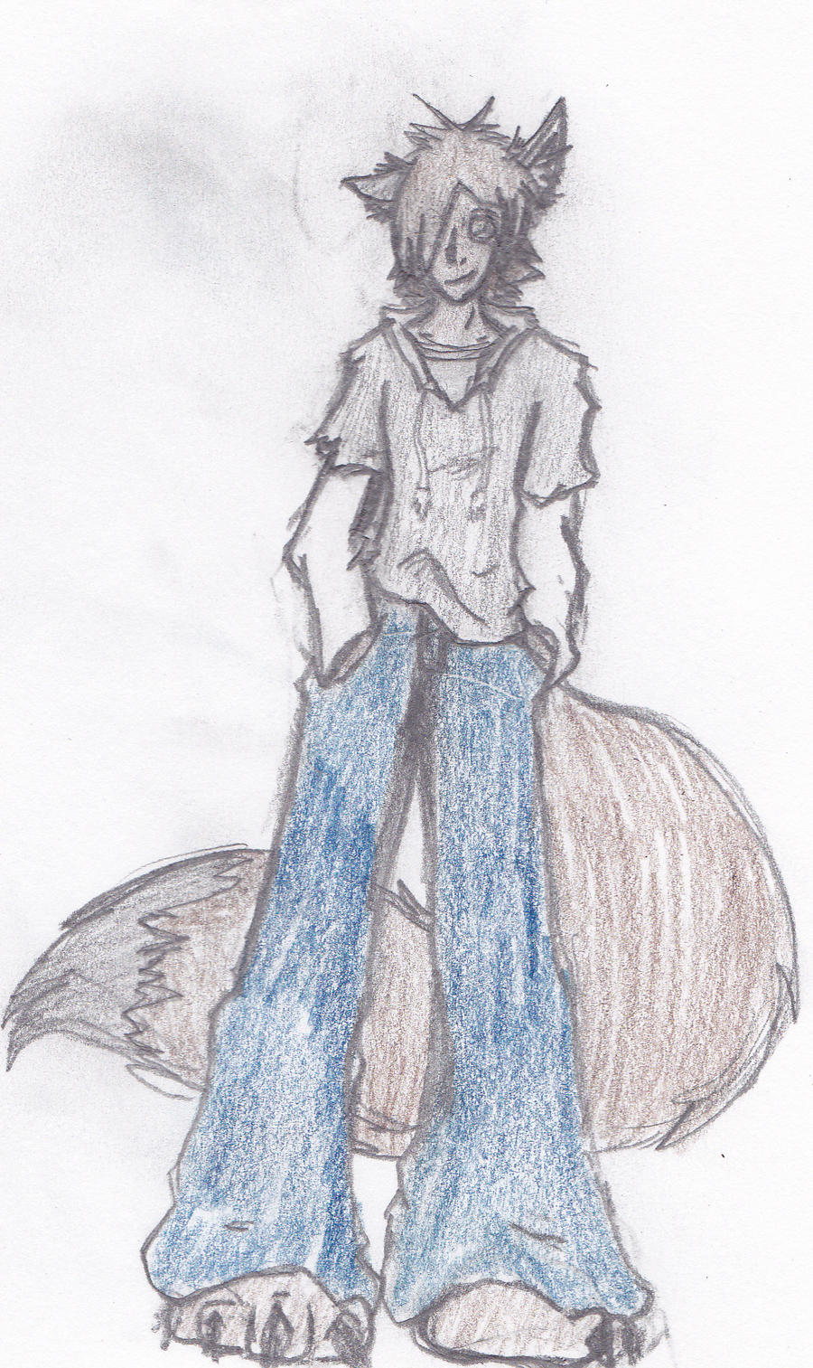 Human practice: wolf boy