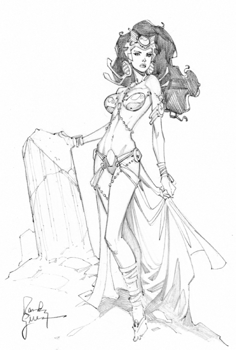 Dejah Thoris con sketch 2