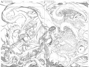 Conan vs Red Sonja page 11 and 12