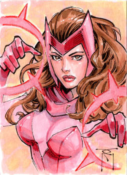 Scarlet Witch Sketch Card