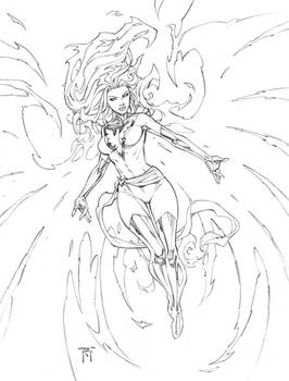 Dark Phoenix drawing