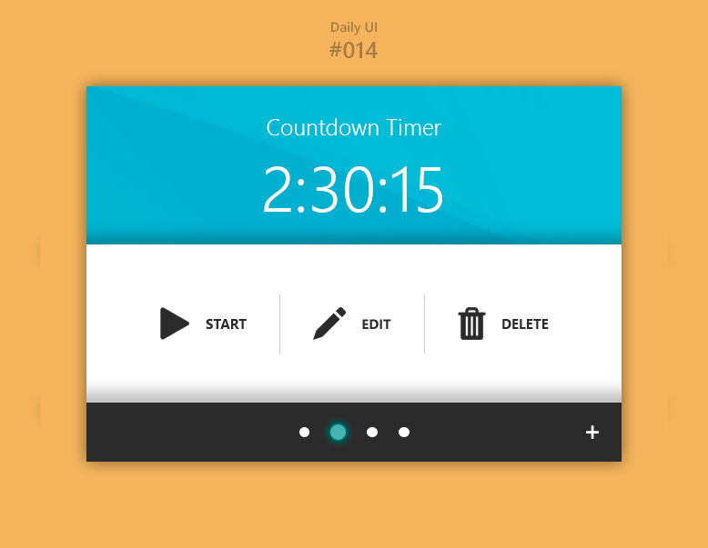 Daily UI #014: Countdown Timer by lukeled on DeviantArt