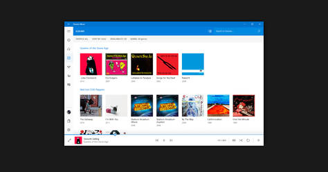 Windows 10 NEON: Groove Music