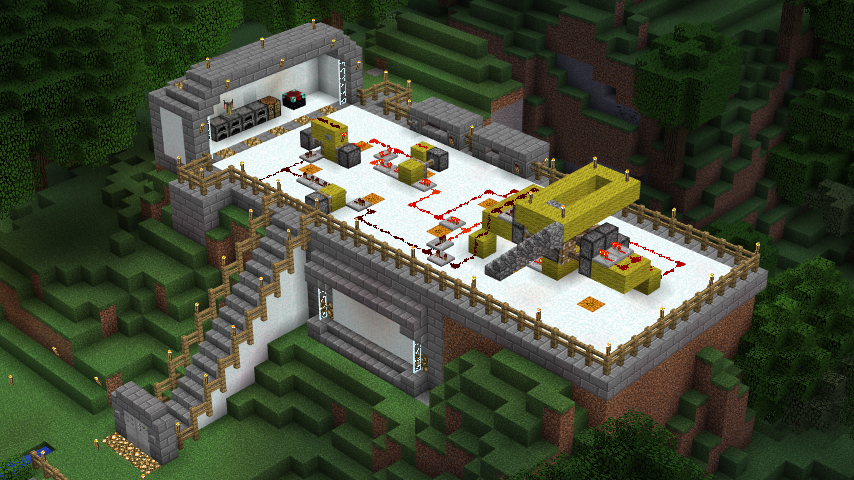 Minecraft Strategic Testing -MC- Redstone Testing Area by Sareth-Art on DeviantArt