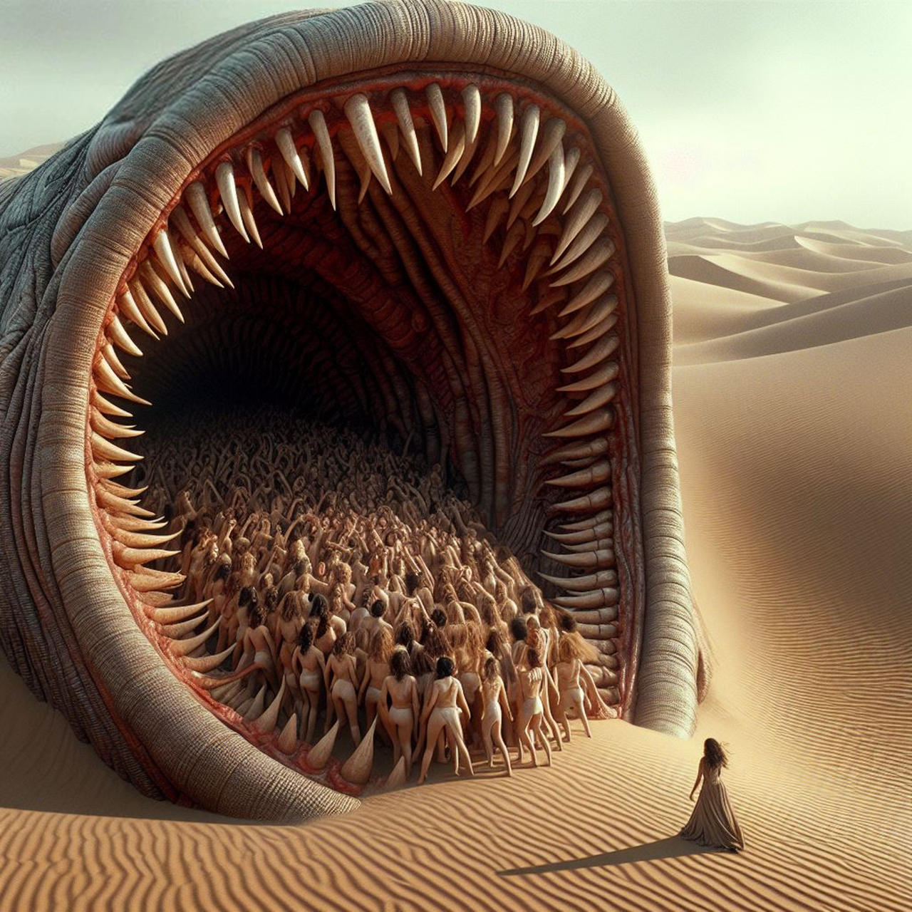 Feeding the Arrakis Sandworms by m1111b on DeviantArt
