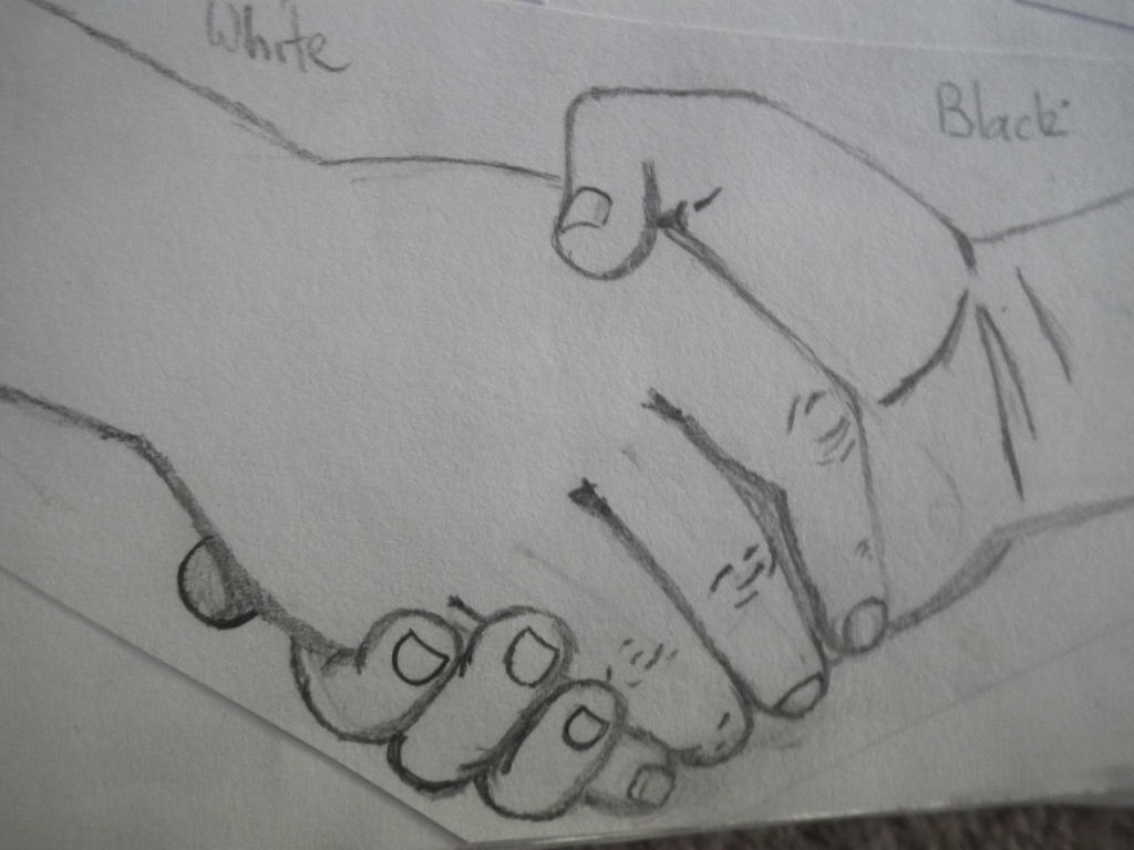 Unity Hand Shake Drawing Hand shake of unity by Janestar23 on DeviantArt