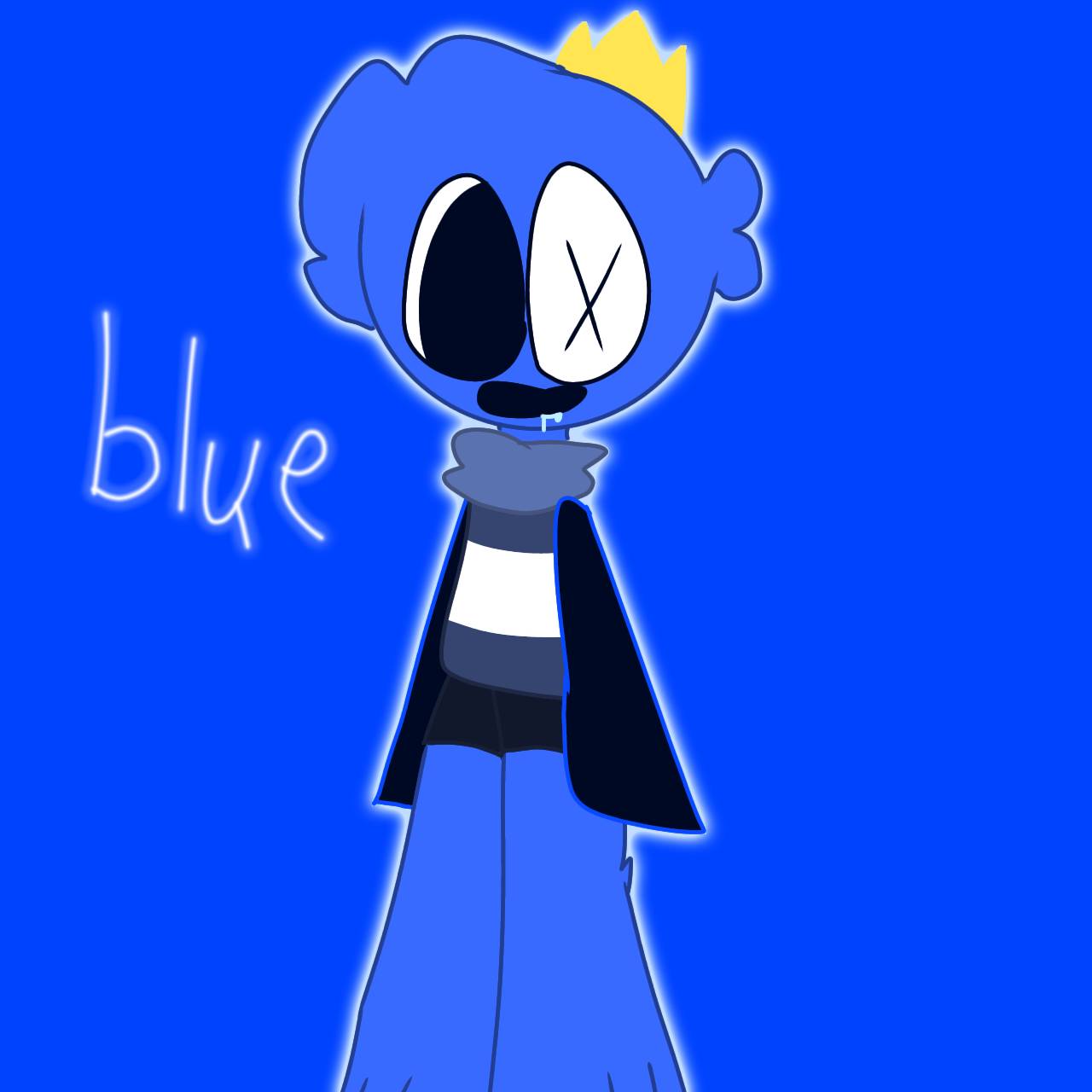 blue from Rainbow friends by lamprini1234 on DeviantArt