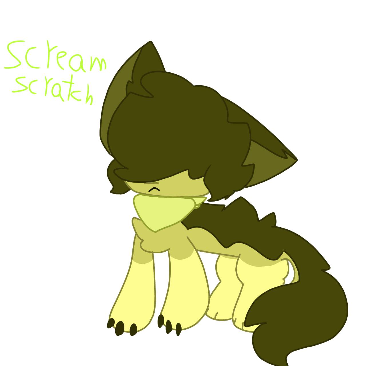 Scream scratch by Silverpaw40 on DeviantArt