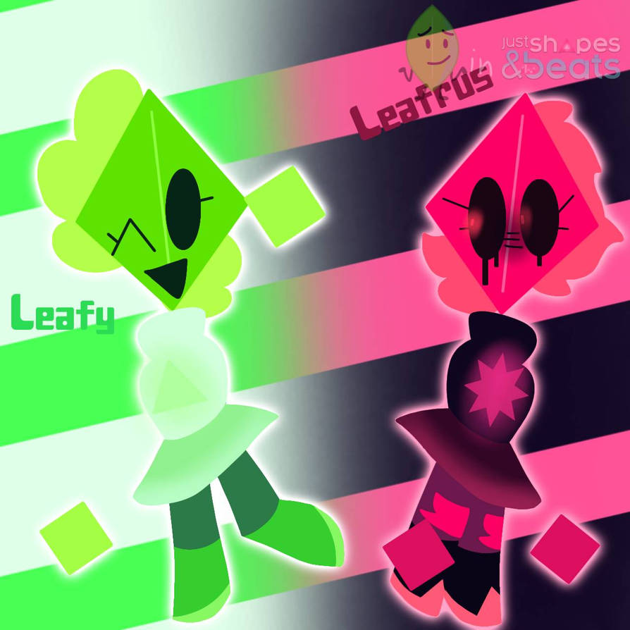 Pink Courruption Leafy in just shapes and beats/pink corruption by Silverpaw40 on DeviantArt