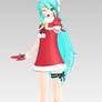 MMD DT Christmas Miku Dl