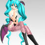 MMD PDA Morrigan Miku Dl