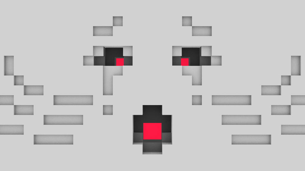 Minecraft Ghast Layout Minecraft Ghast wallpaper by voxeledphoton on DeviantArt