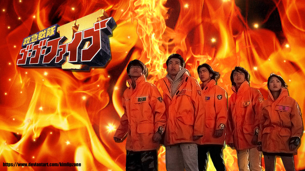 Kyukyu Sentai GoGoFive wallpaper by kimlipzone on DeviantArt