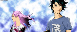 Ikki and Kururu of AIR GEAR