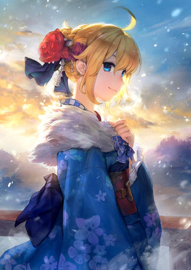 Fate/stay night Saber CG by xiaolongli on DeviantArt