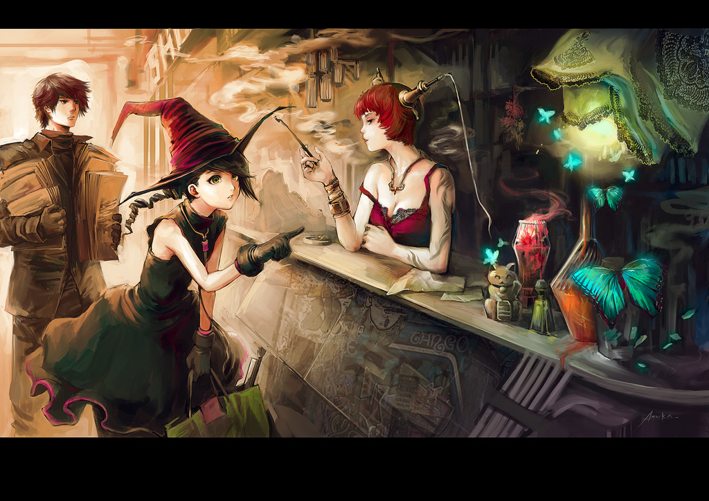 The magical pigment shop