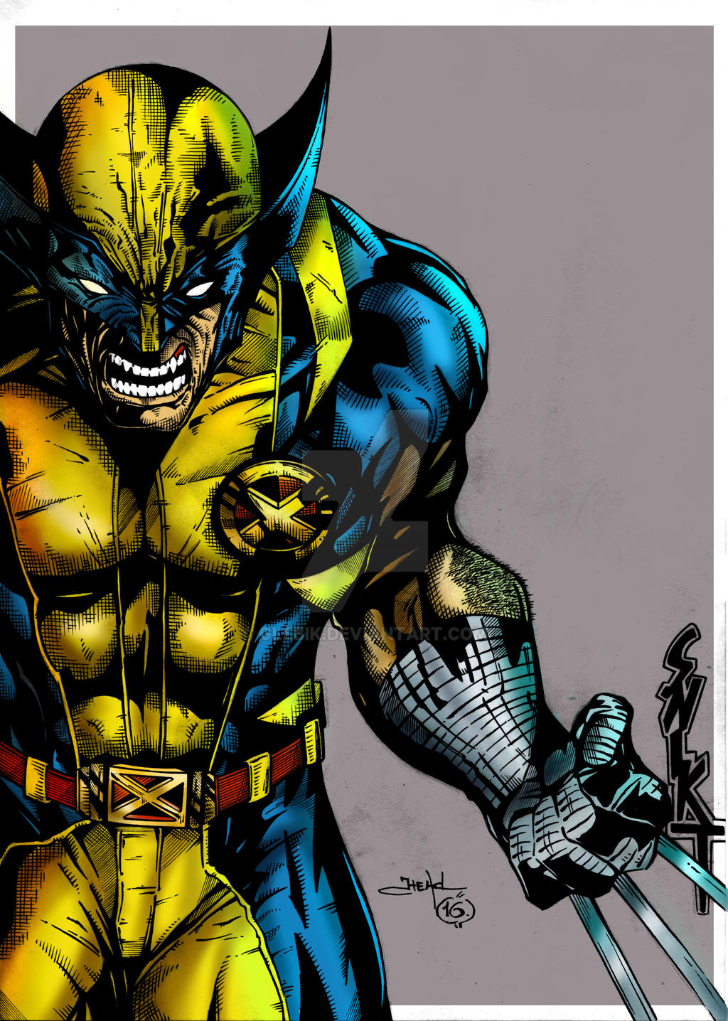 Wolverine color by GleBik on DeviantArt