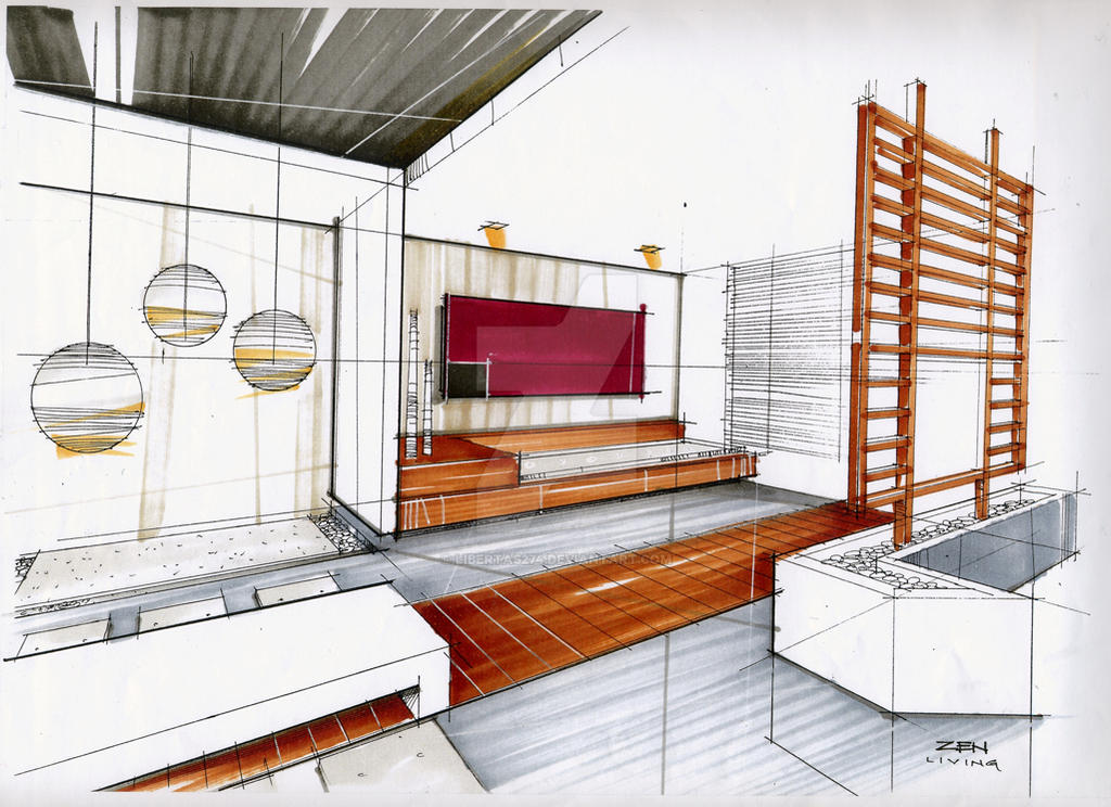 Modern Marker Renderings MARKER RENDERING Interior Accessories