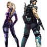 Nina Williams and Chris Redfield