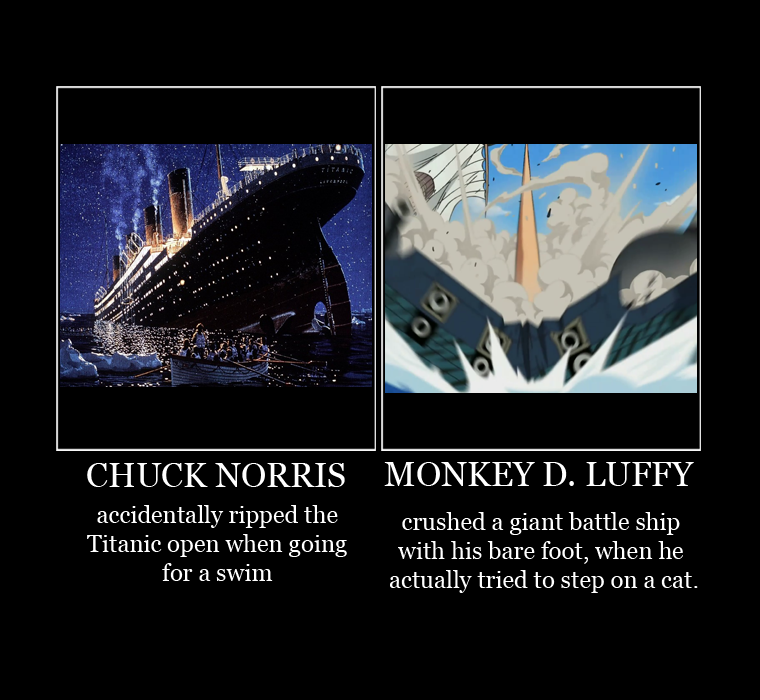 Monkey D. Luffy vs. Chuck Norris v1 - Motivational