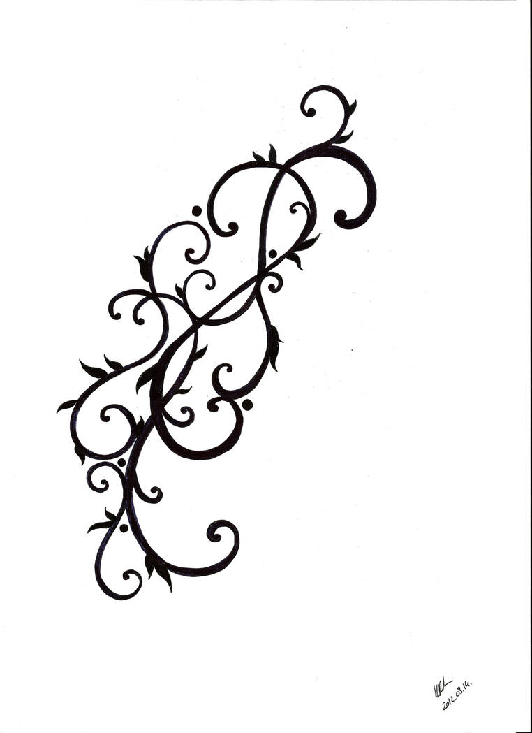Tendrils Lettering Tendrils by Feleri on DeviantArt