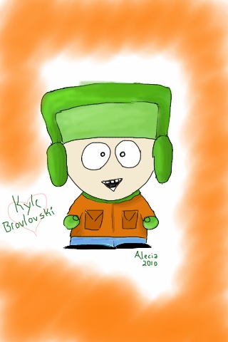 ipod doodle-kyle Broflovski