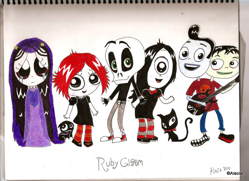 Ruby Gloom Characters by corazongirl on DeviantArt. 