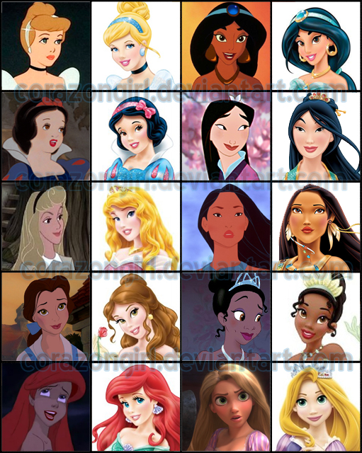 Disney Princess Redesigns