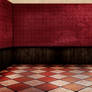 empty room - 3D - red