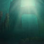 Fantasy underwaterscape - premade background
