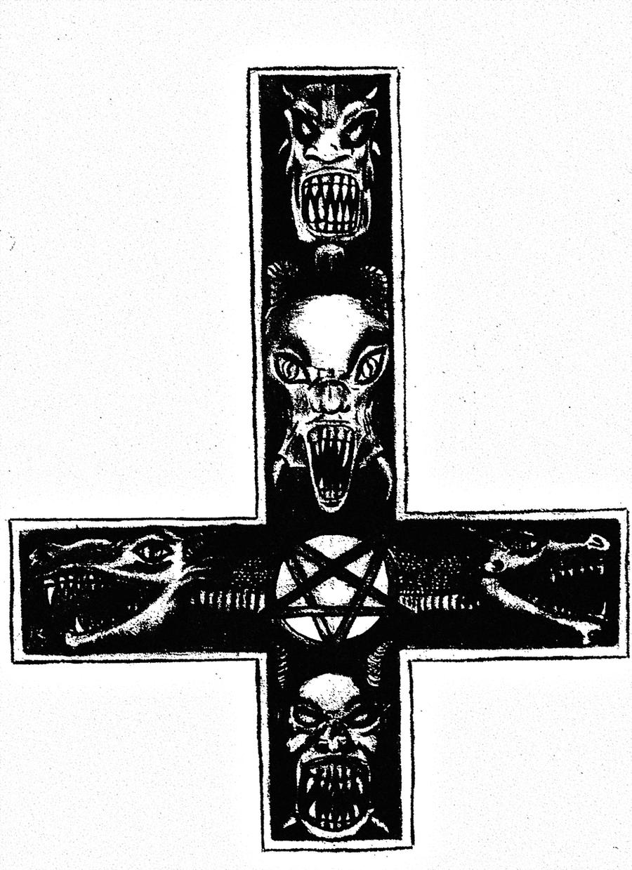 Demonic Inverted Cross By Skandinav666 On DeviantArt demonic-inverted-cross-by-skandinav666-on-deviantart