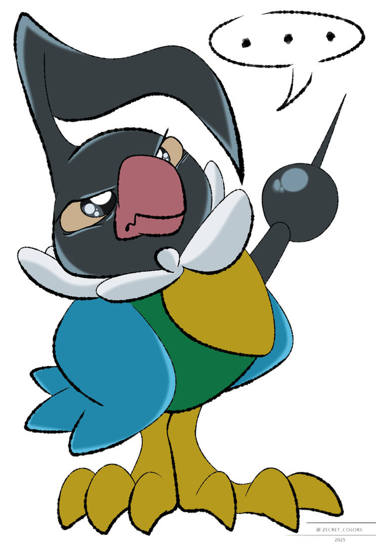 Berkeley Chatot Chatot is happy to see you today by Zecret-Colors on DeviantArt