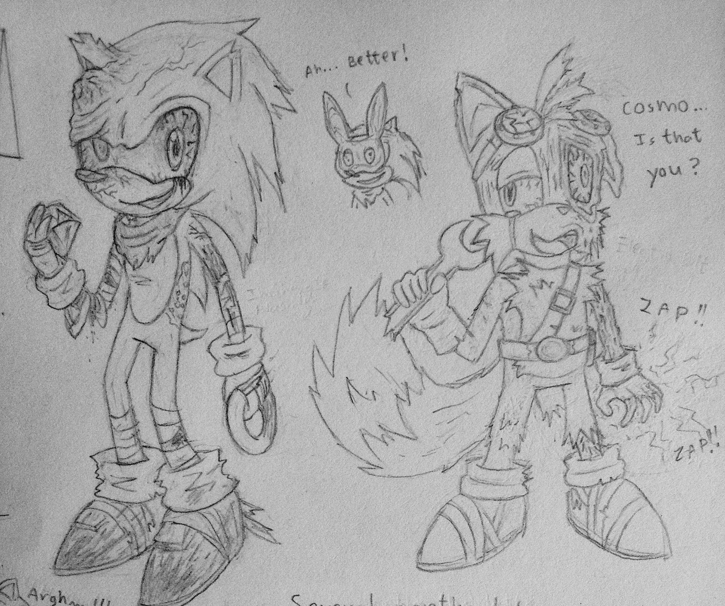 Sonic and Tails ... Spliced up