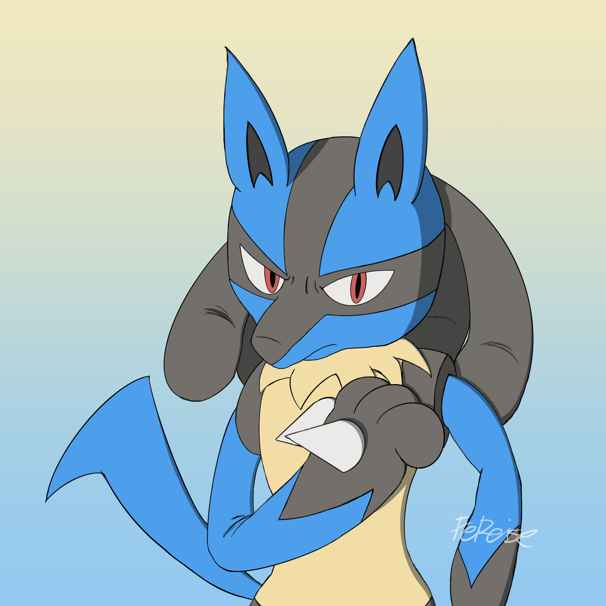 Shiny Lucario by All0412 on DeviantArt