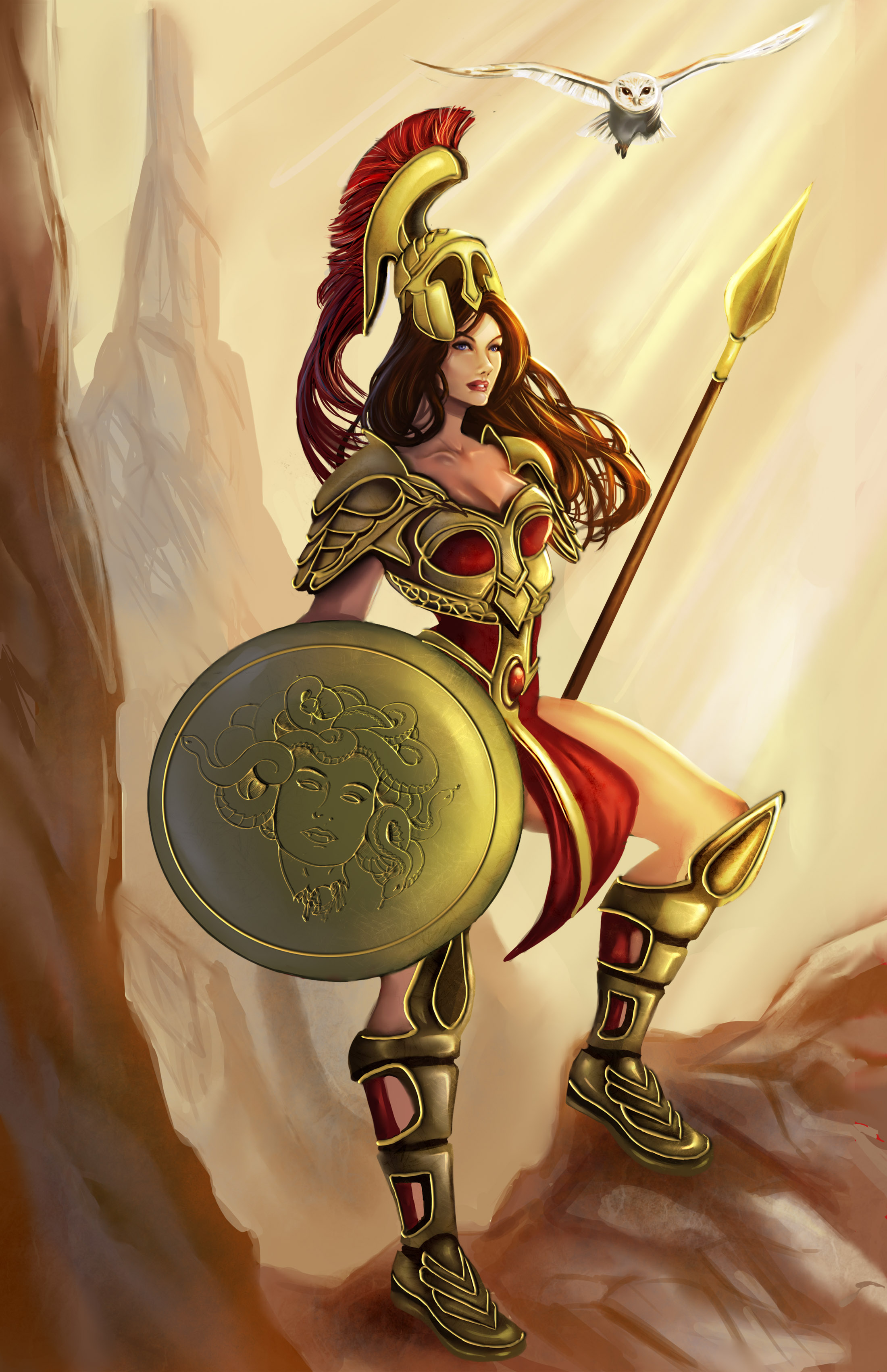 Athena: The Bringer of Wisdom by ArtCrawl on DeviantArt