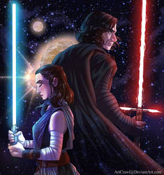 Rey and Kylo