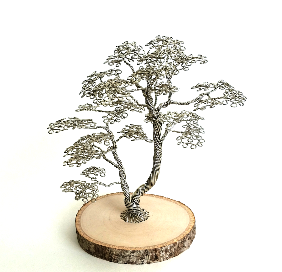 Steel Wire Desktop Tree