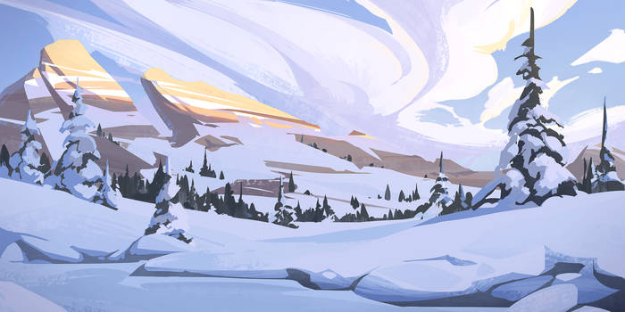 Snowy landscape